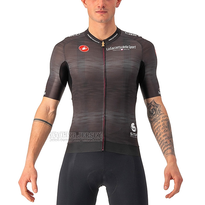 2022 Cycling Jersey Giro d'Italia Brown Short Sleeve and Bib Short